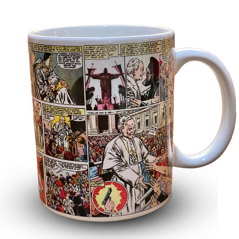 Caneca Papa São João Paulo II - 325ml