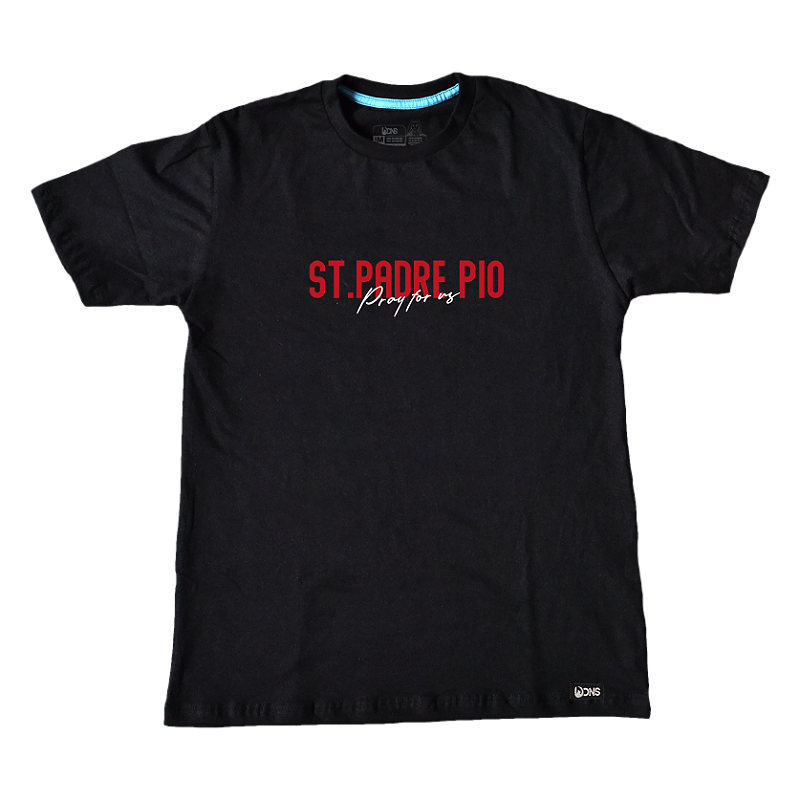 Kit Camiseta São Padre Pio + Caneca + Bandeira ref 282
