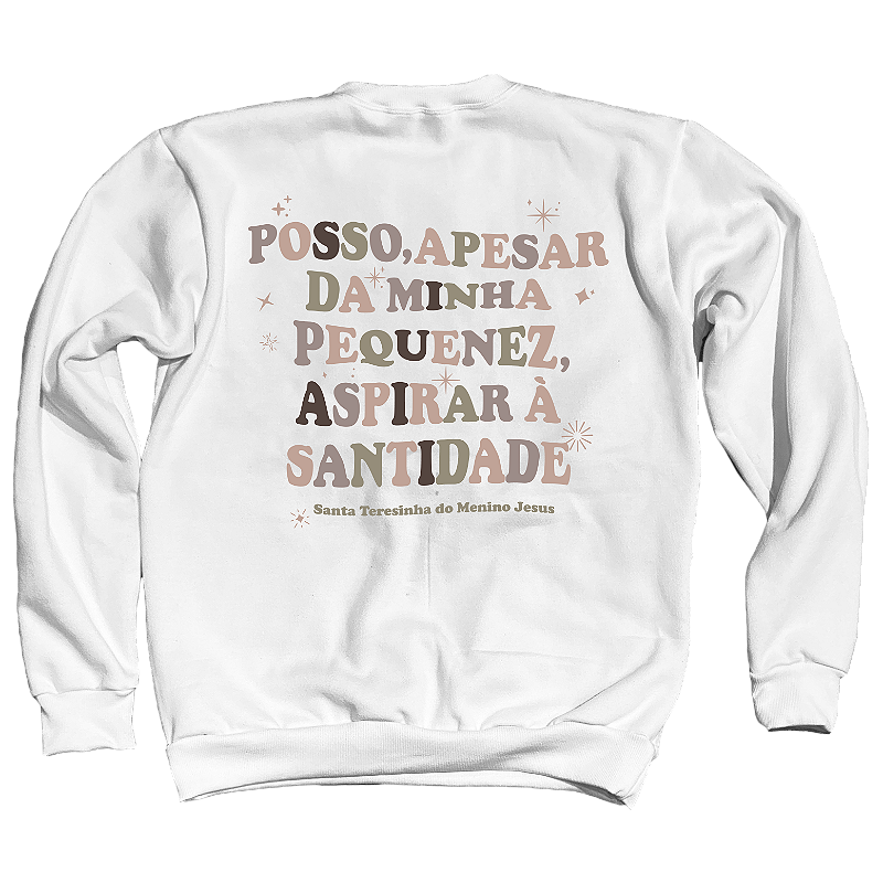 Moletom Gola Careca - Minha Pequenez ref 261