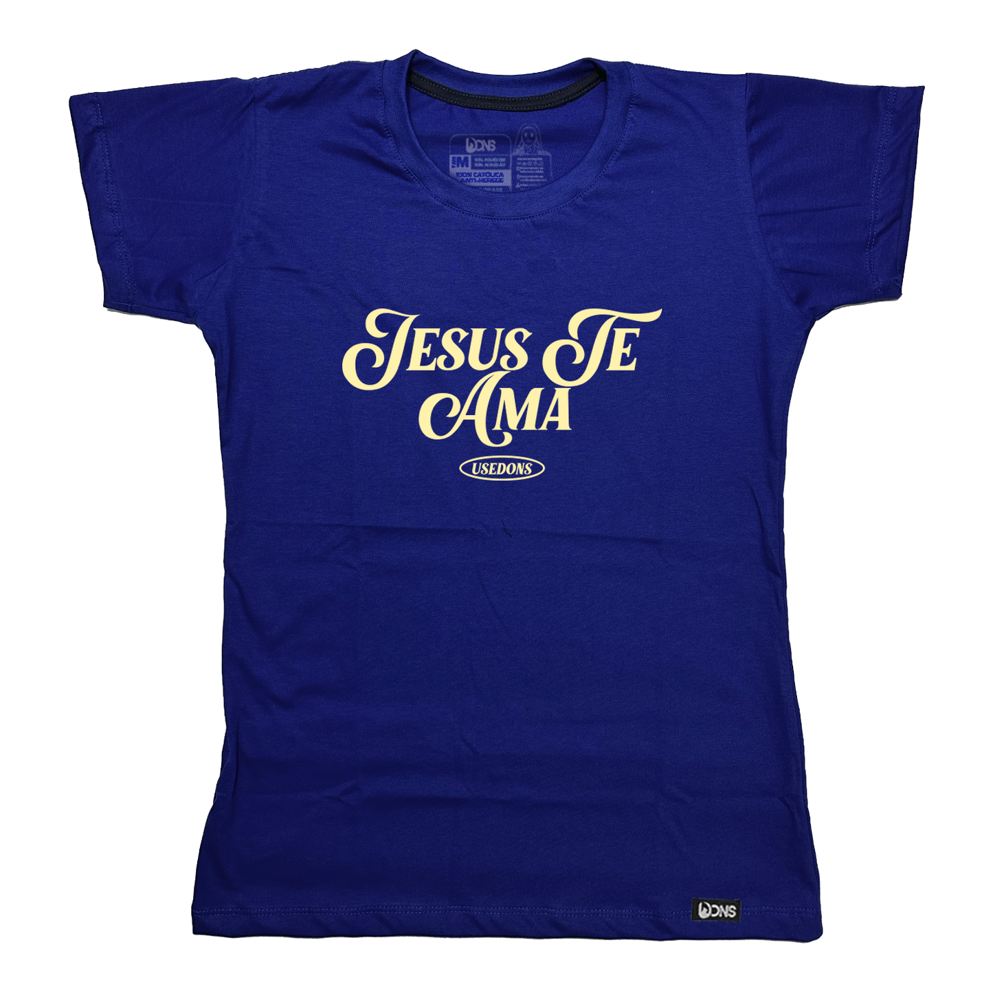 Baby Look Jesus te Ama - Azul ref 3200