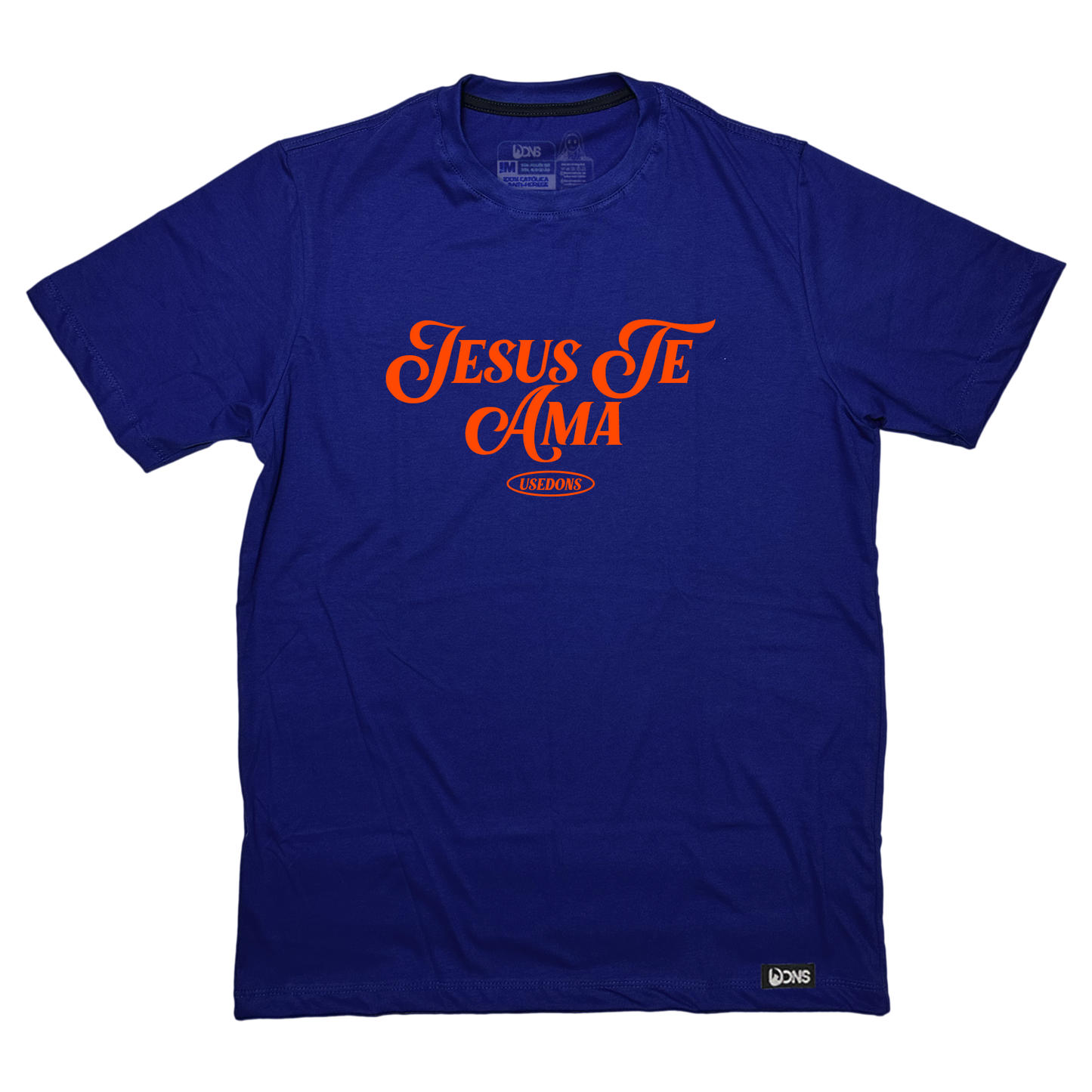 Camiseta Jesus te Ama - Azul ref 3200