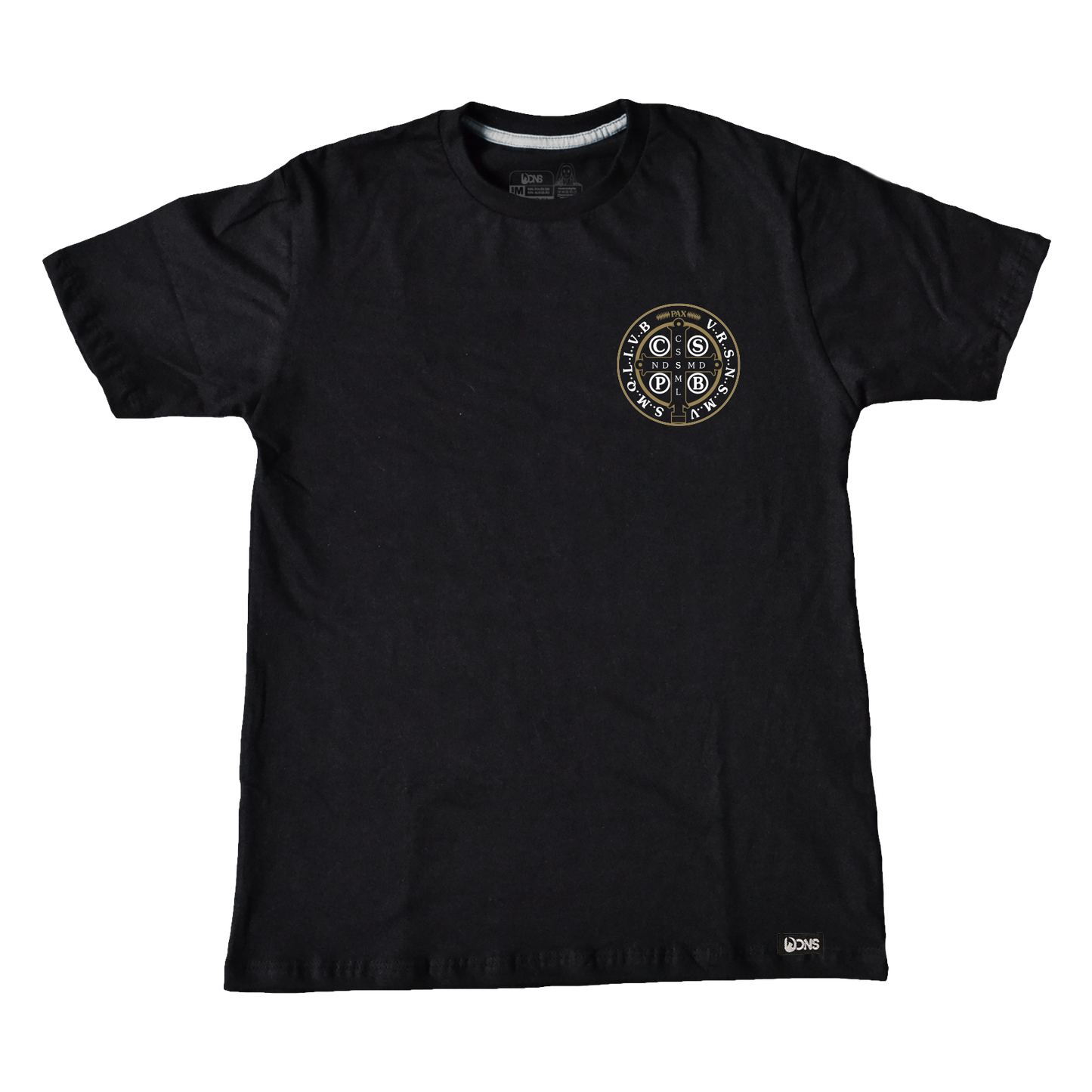 Camiseta Medalhão São Bento - Preto ref 3226