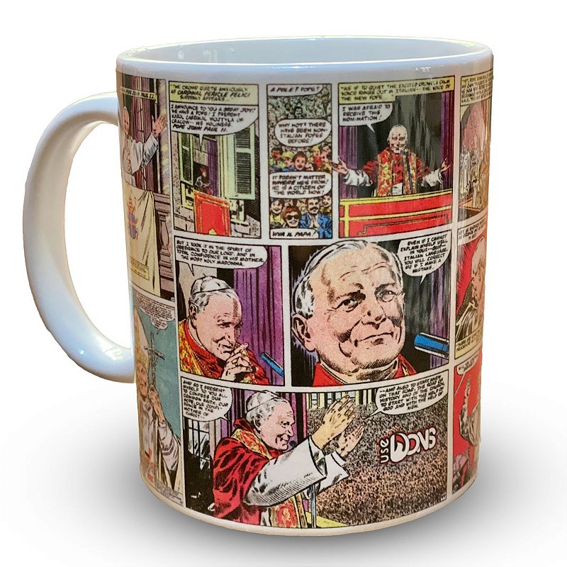 Caneca Papa São João Paulo II - 325ml
