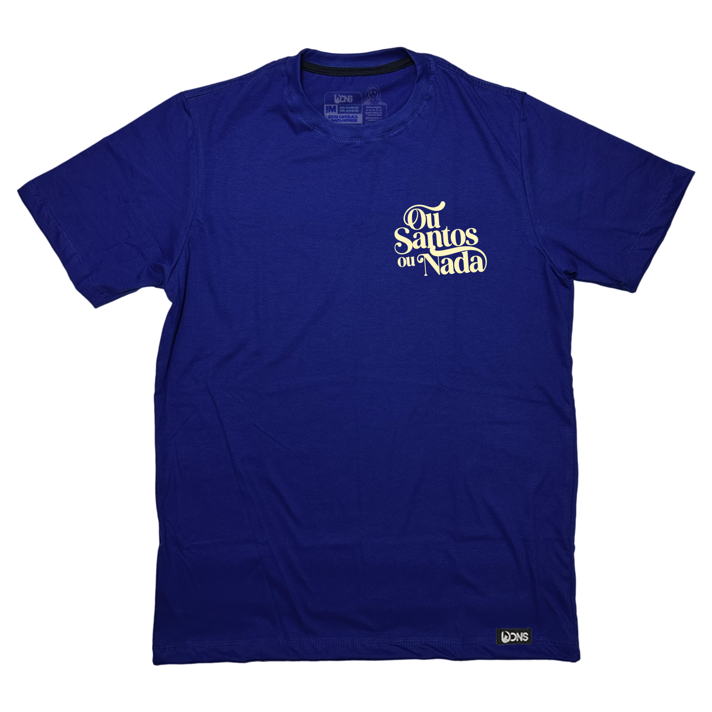 Camiseta Ou Santos ou Nada - Azul ref 3201
