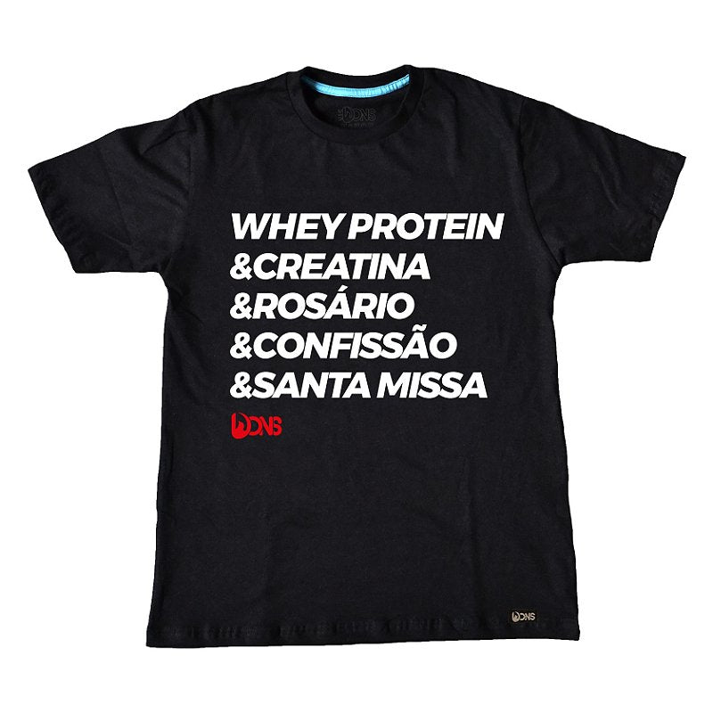 Camiseta Whey, Confissão e Missa ref 260