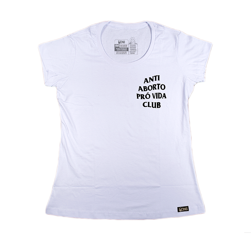 Baby Look Usedons Anti Aborto Pró Vida Club ref292 - Lançamento