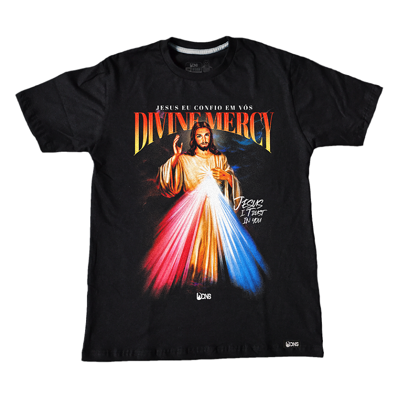 Camiseta usedons Jesus Misericordioso - Preto ref 3184