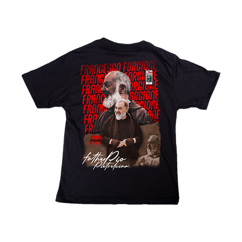Camiseta Infantil São Padre Pio ref 282