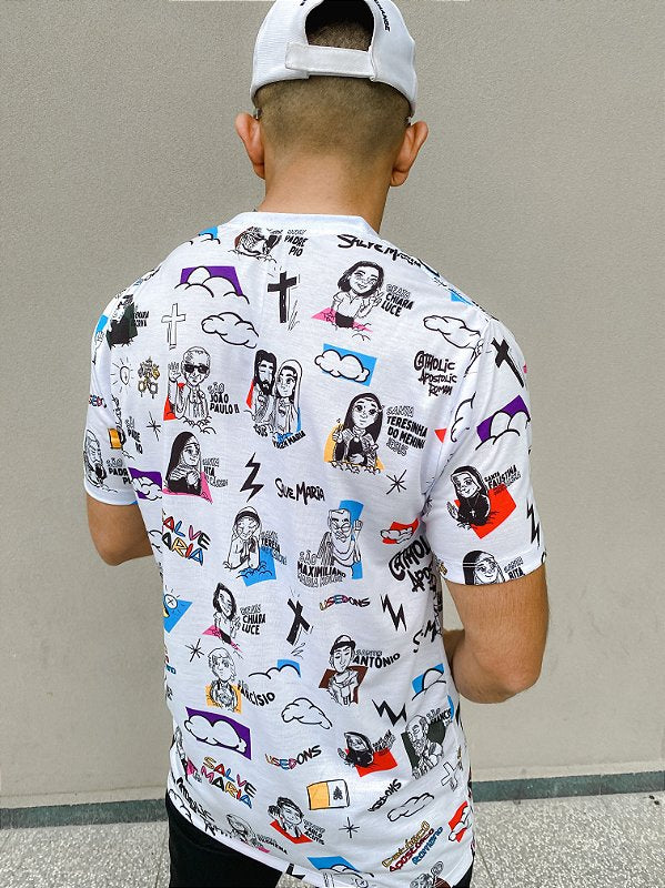 Camiseta Usedons Santos Cartoon