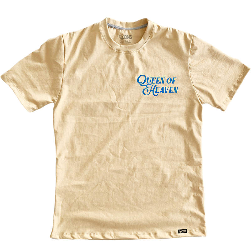 Camiseta Oversized Rainha dos Céus - Bege ref 3199