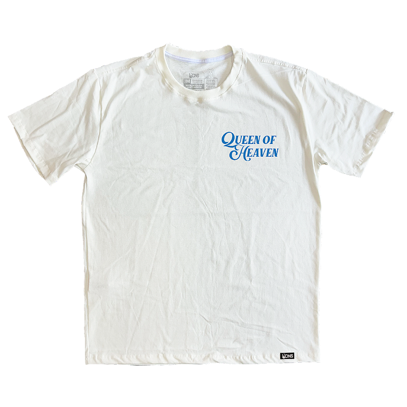Camiseta Oversized Rainha dos Céus - Off White ref 3199