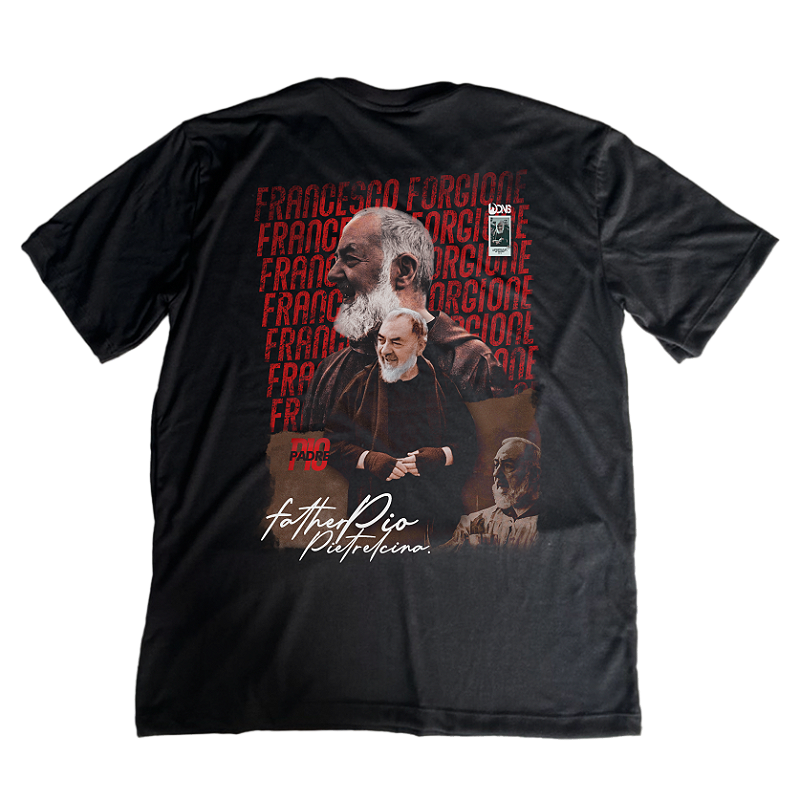 Camiseta Oversized Usedons São Padre Pio ref 282