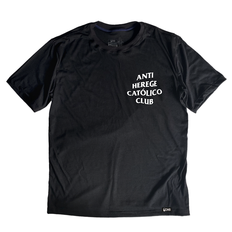 Camiseta Oversized Anti Herege Católico Club ref291 - Lançamento