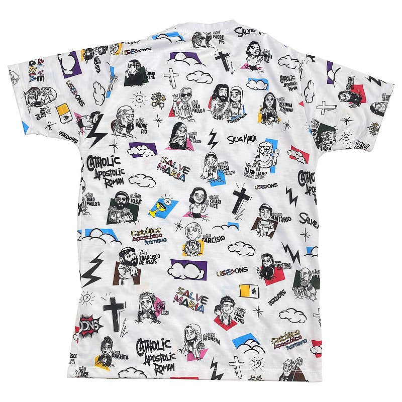 Camiseta Usedons Santos Cartoon