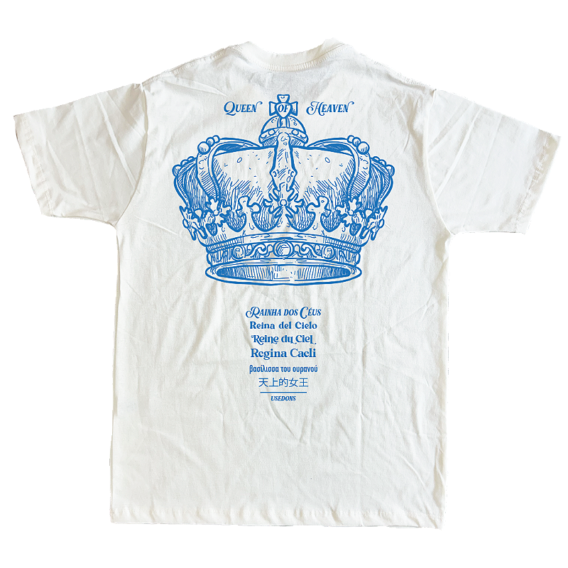 Camiseta Rainha dos Céus - Off White ref 3199