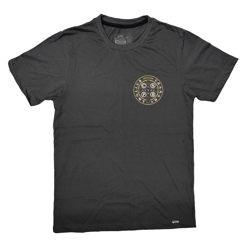 Camiseta Medalhão São Bento - Grafite ref 3226