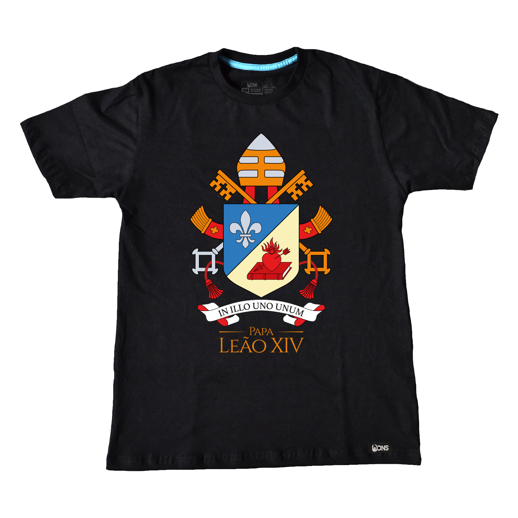 Kit Camiseta Brasão papa Leão XIV + Caneca ref 3242