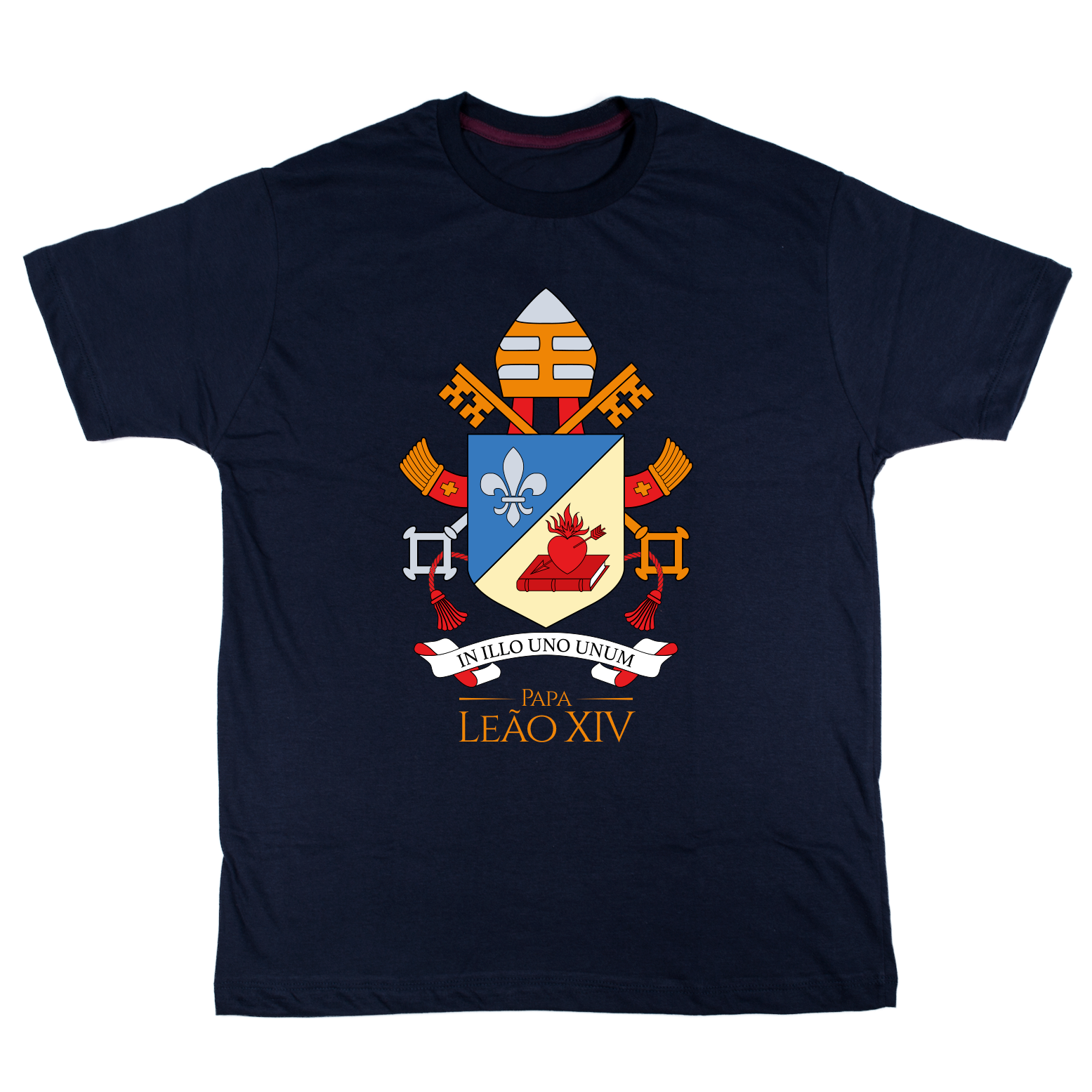 Camiseta Brasão papa Leão XIV - ref 3242
