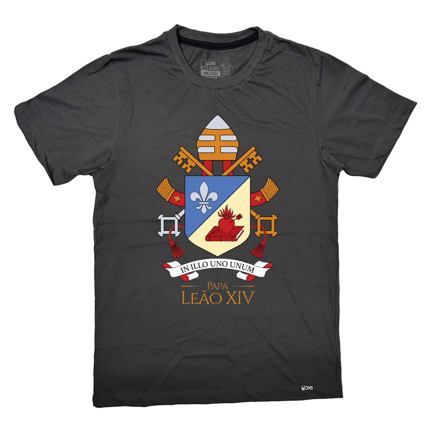 Camiseta Brasão papa Leão XIV - ref 3242