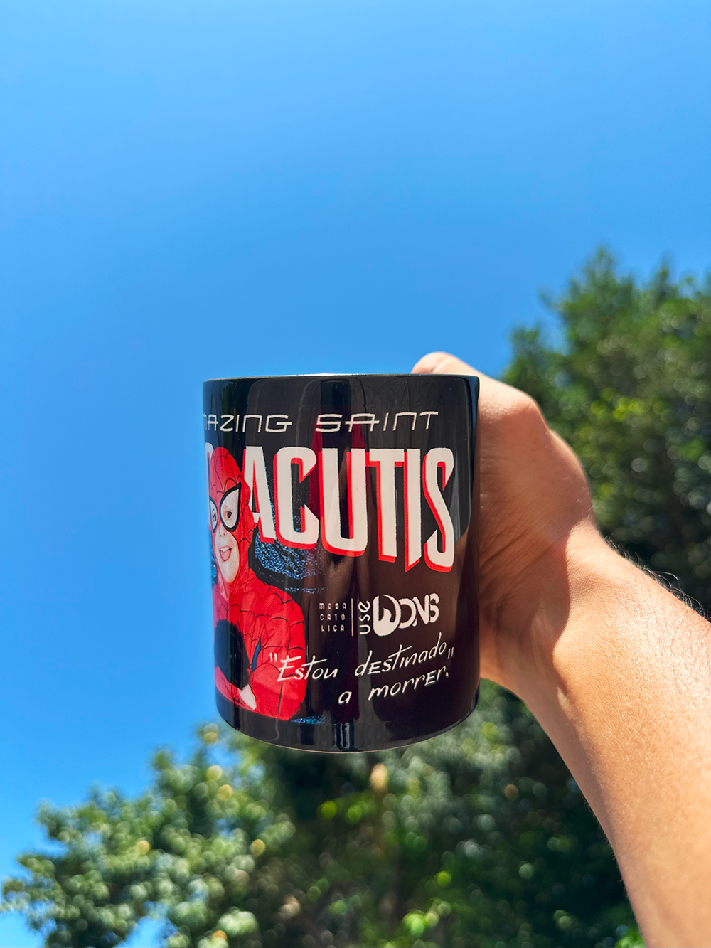 Caneca Carlo Acutis - Super Heroi - 325ml