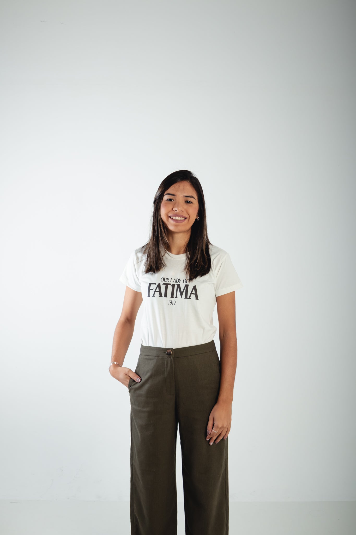 Baby Look Nossa Senhora de Fátima ref 3244