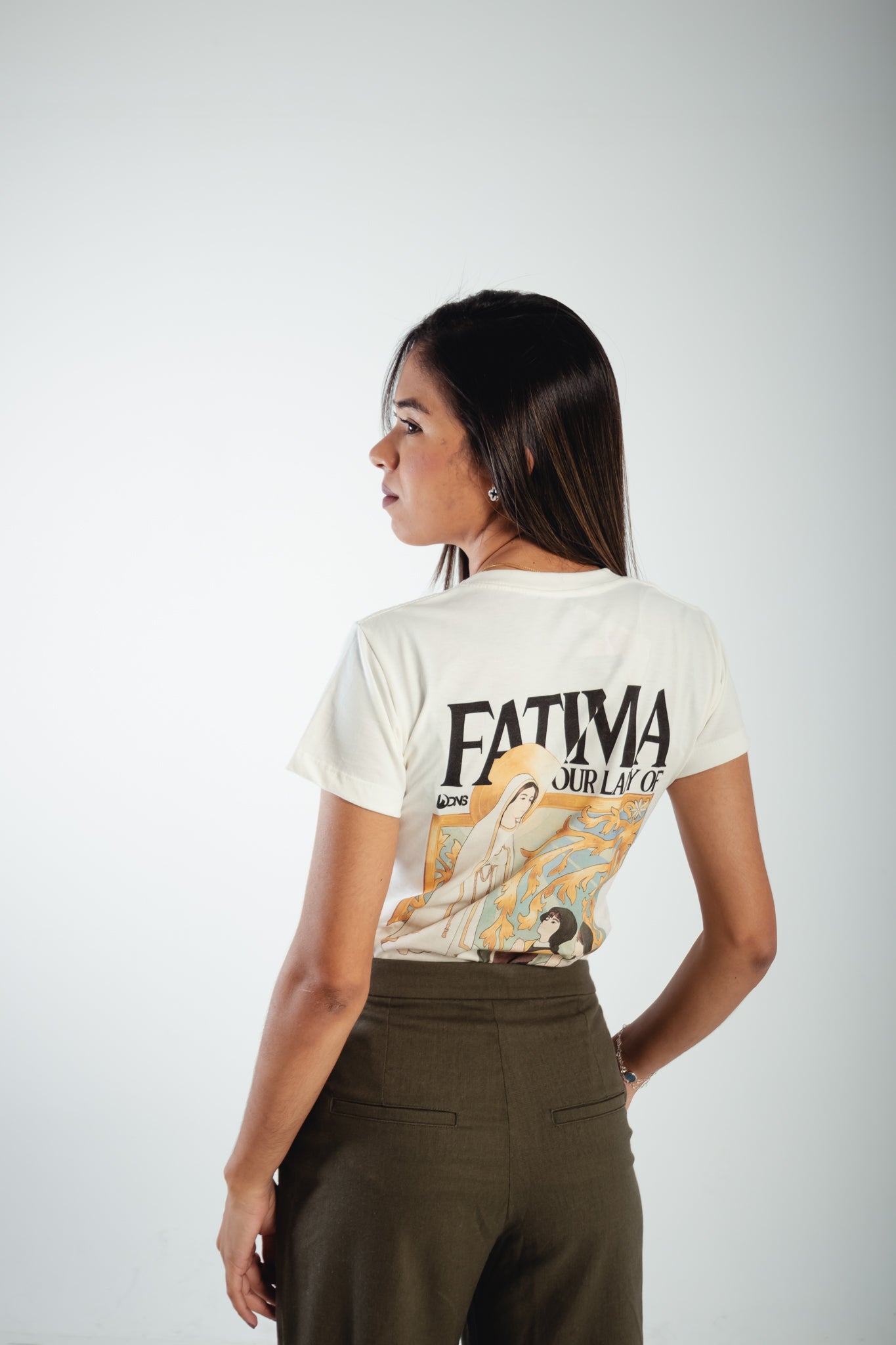 Baby Look Nossa Senhora de Fátima ref 3244