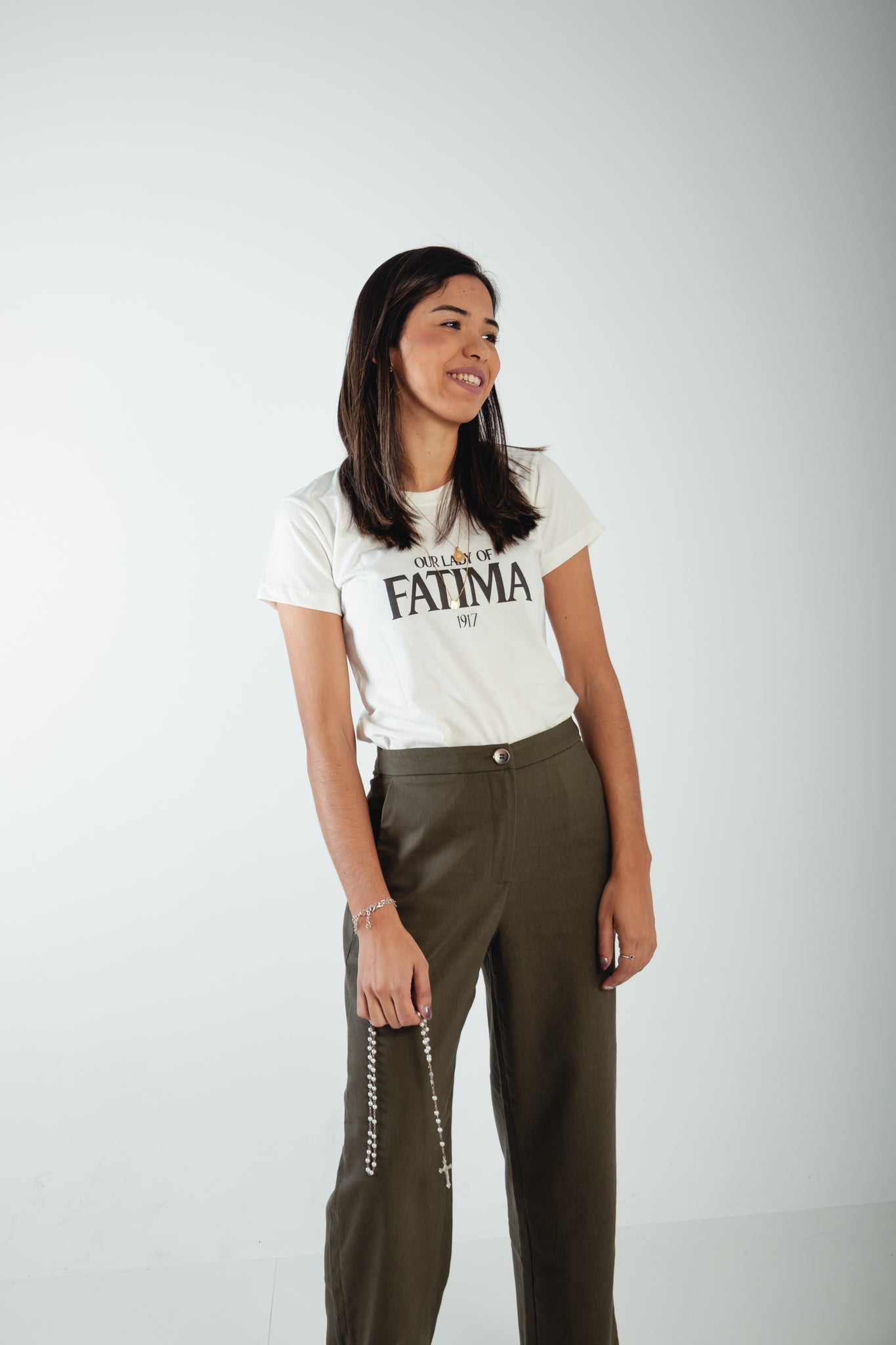 Baby Look Nossa Senhora de Fátima ref 3244