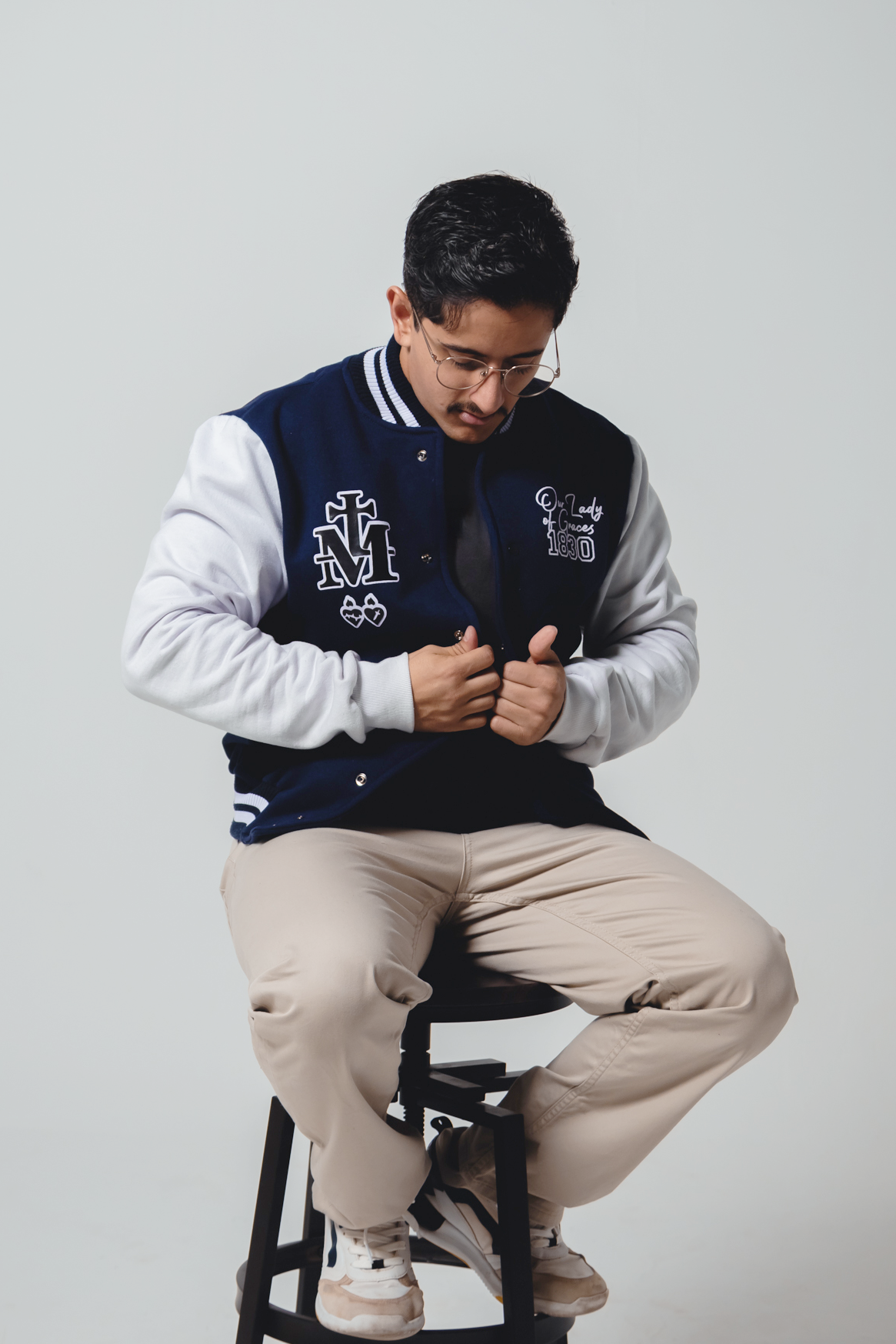 Jaqueta UseDons Nossa Senhora das Graças College Azul Marinho  ref279