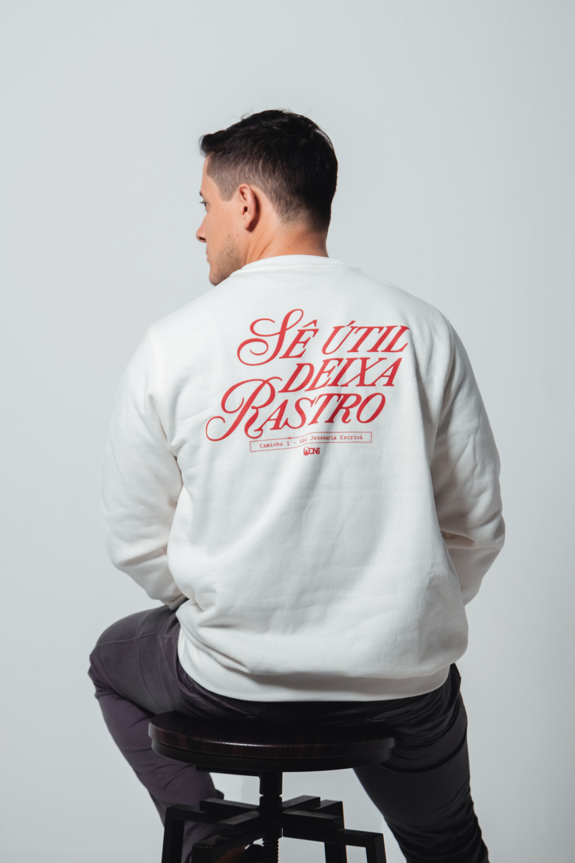 Moletom Gola Careca Sê útil deixa Rastro ref 3241