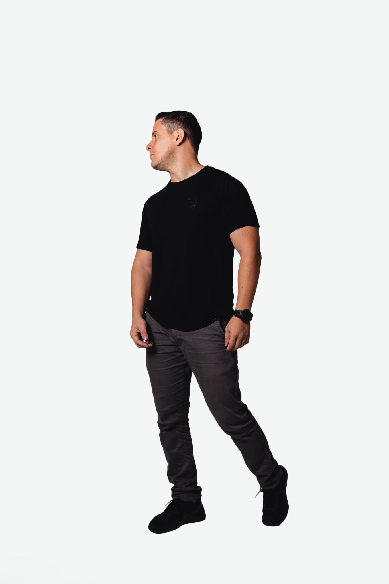 Camiseta Modal São Bento Preta