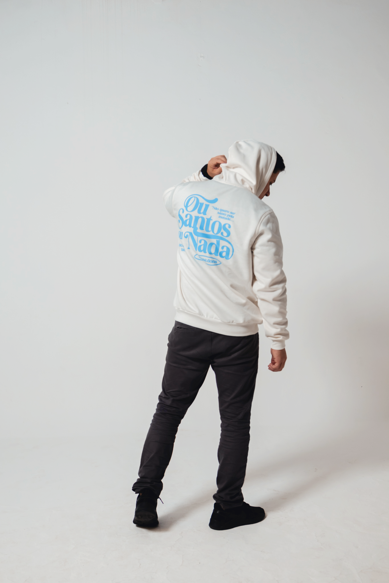Moletom Ou Santos ou Nada - Off White ref 3201