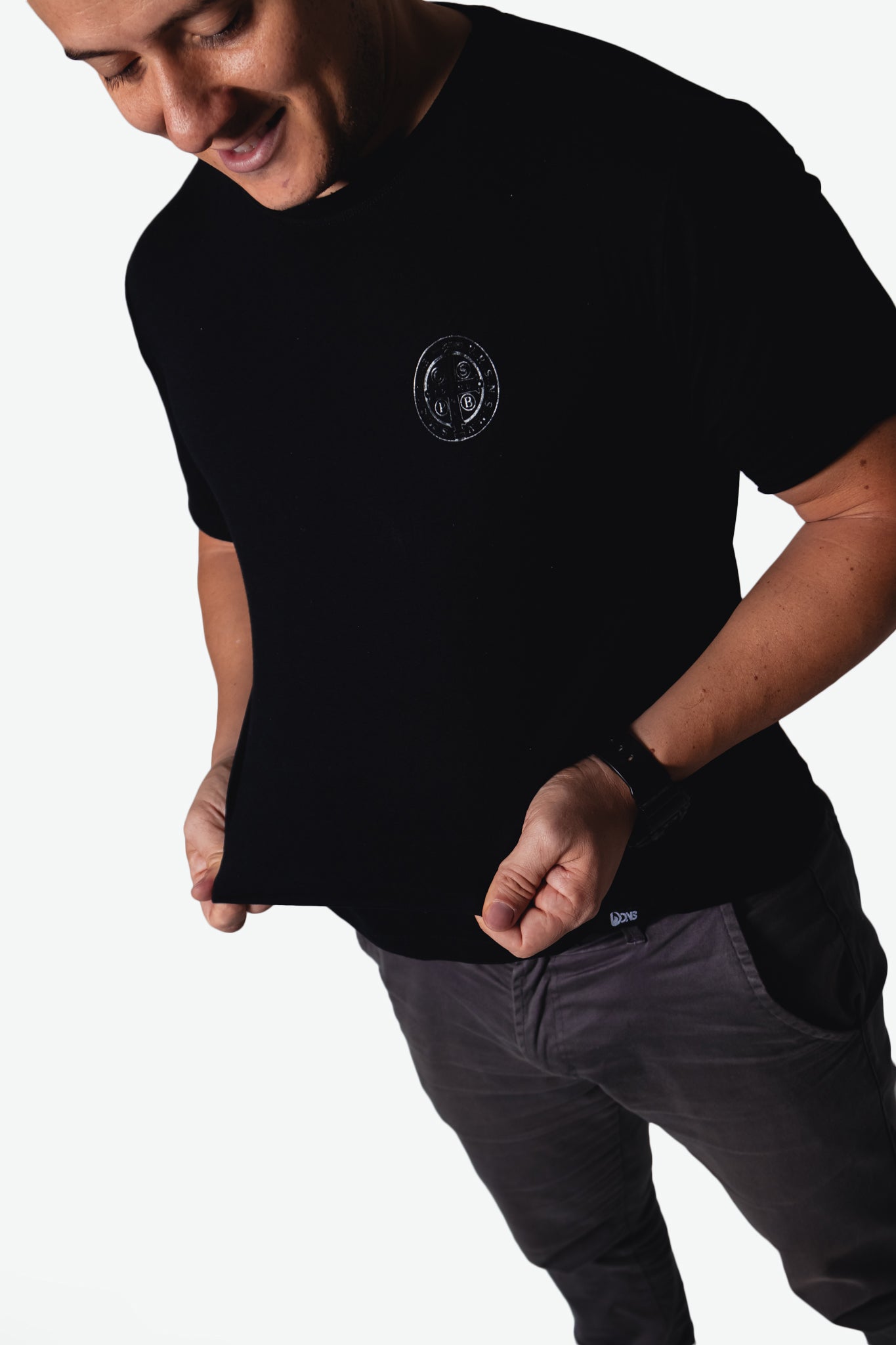 Camiseta Modal São Bento Preta
