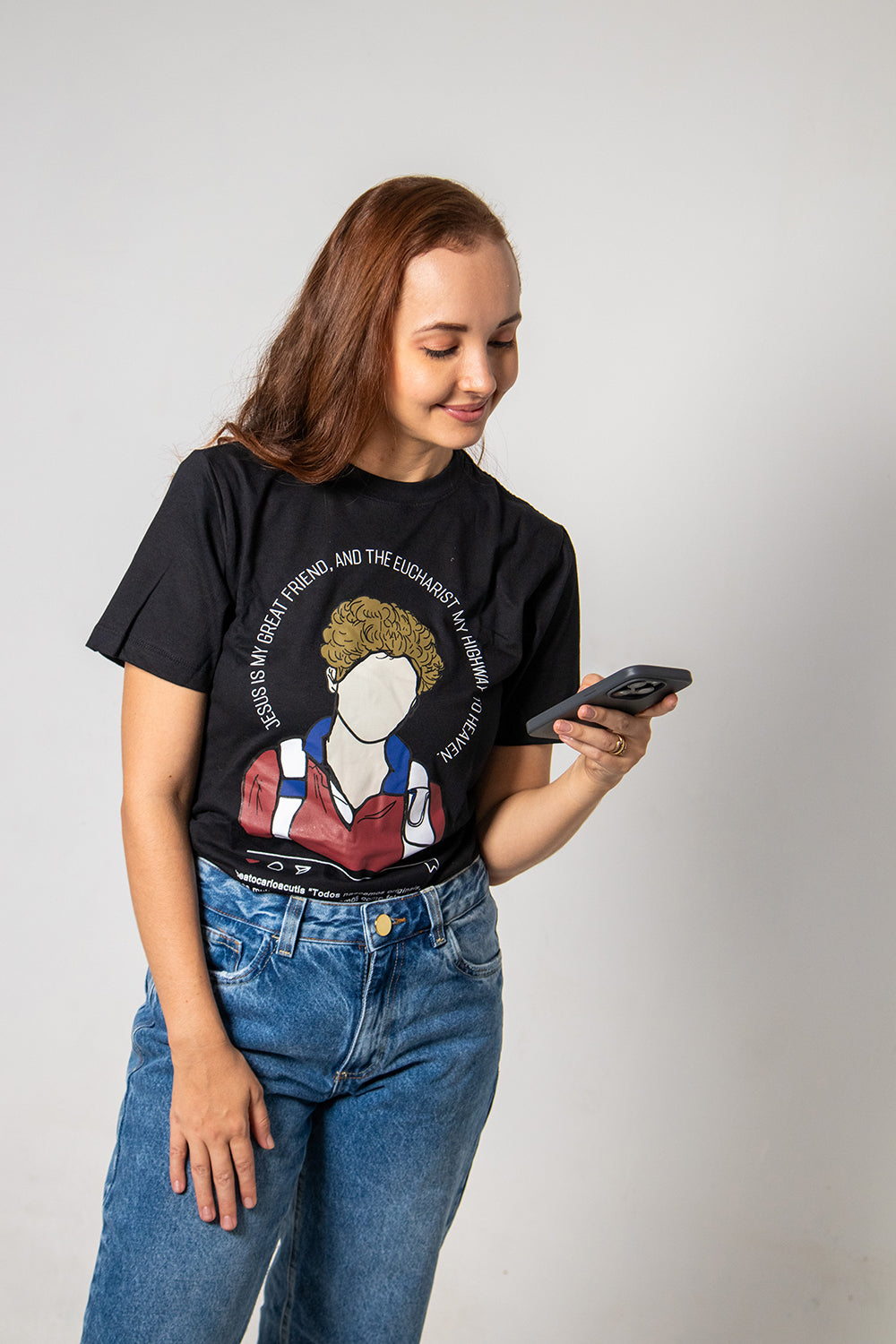 Camiseta Usedons Beato Carlo Acutis desenho
