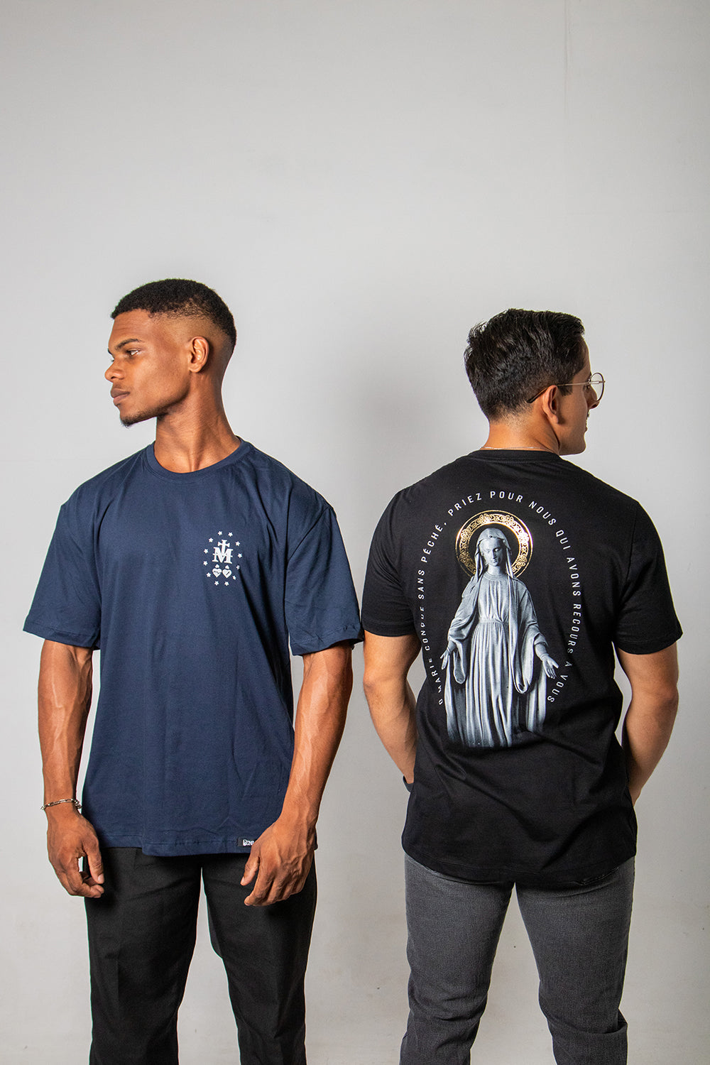 Camiseta Nossa Senhora da Graças - Azul Marinho ref 3245