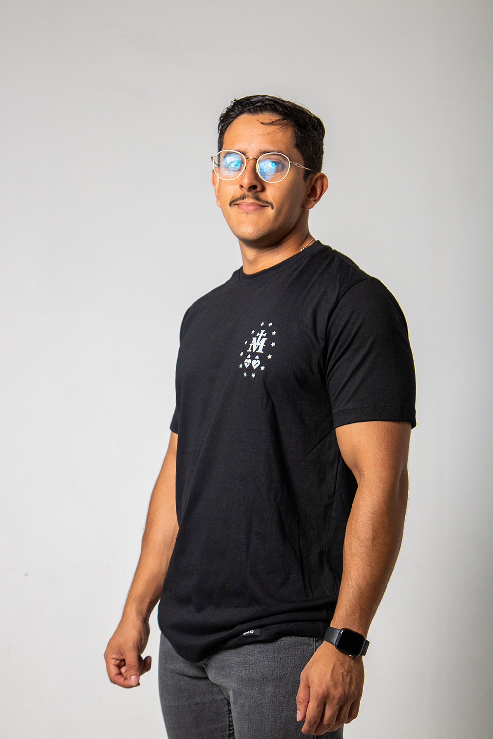 Camiseta Nossa Senhora da Graças - Preto ref 3245
