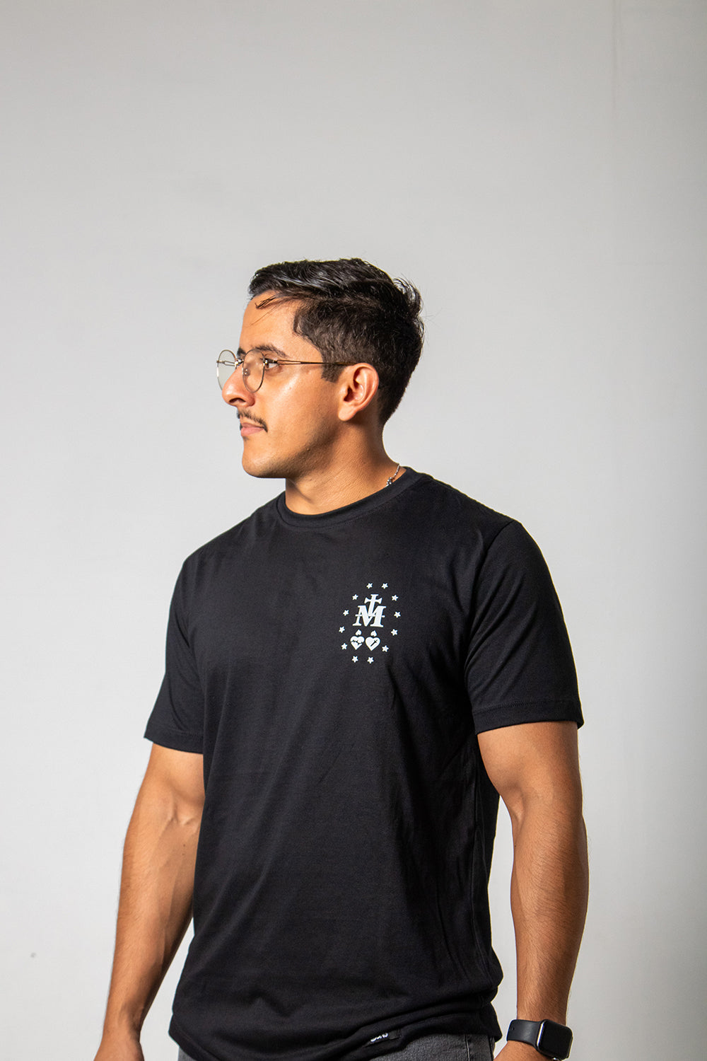 Camiseta Nossa Senhora da Graças - Preto ref 3245