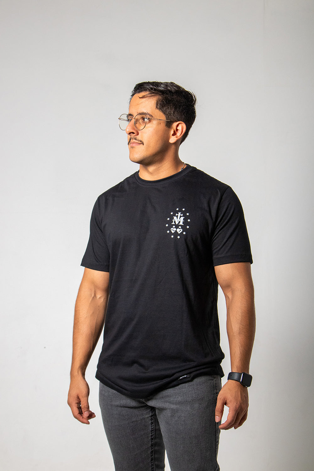 Camiseta Nossa Senhora da Graças - Preto ref 3245