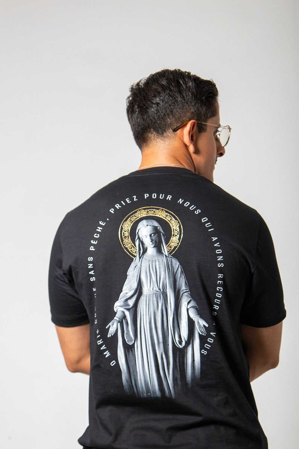 Camiseta Nossa Senhora da Graças - Preto ref 3245