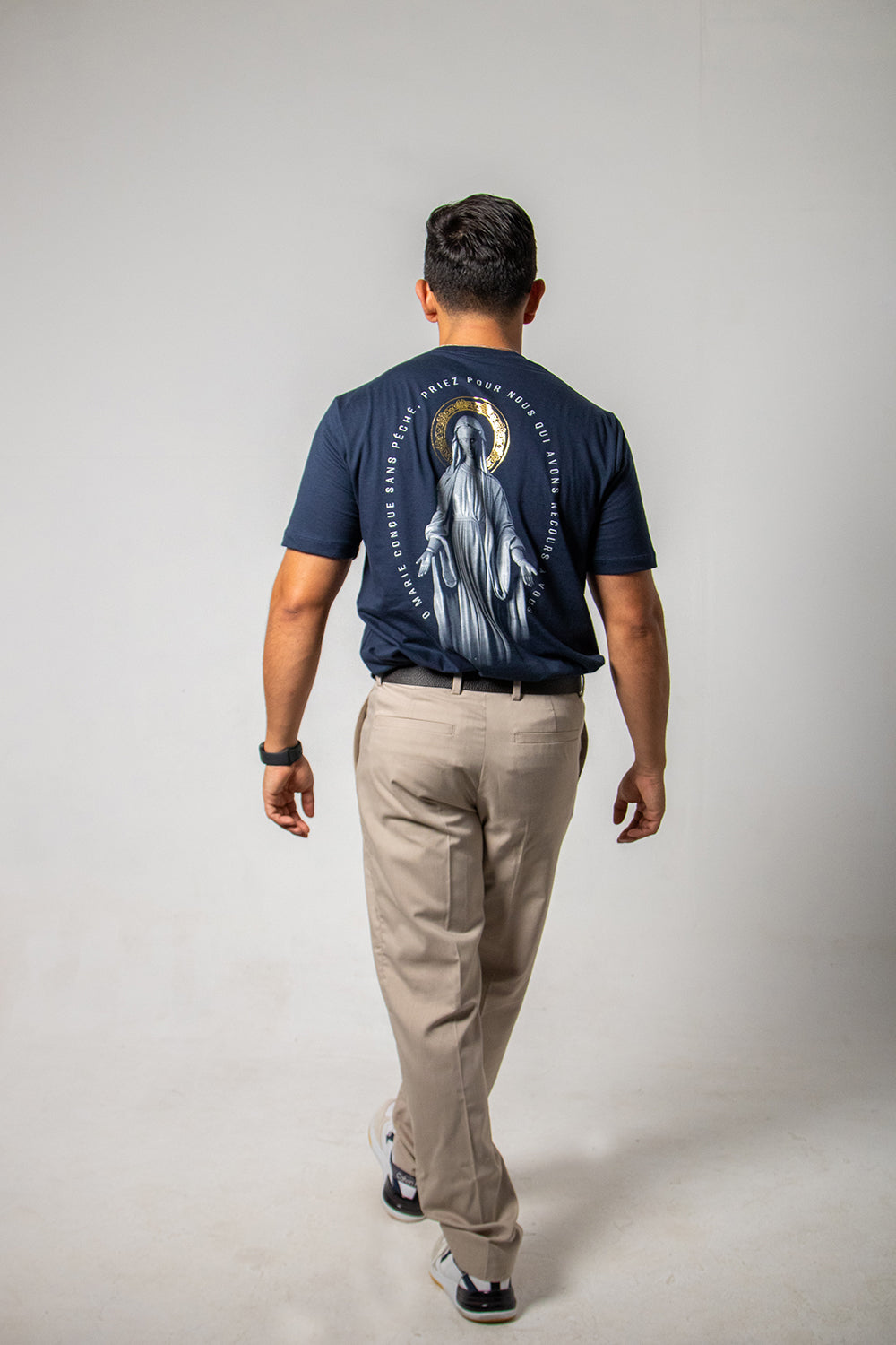 Camiseta Nossa Senhora da Graças - Azul Marinho ref 3245