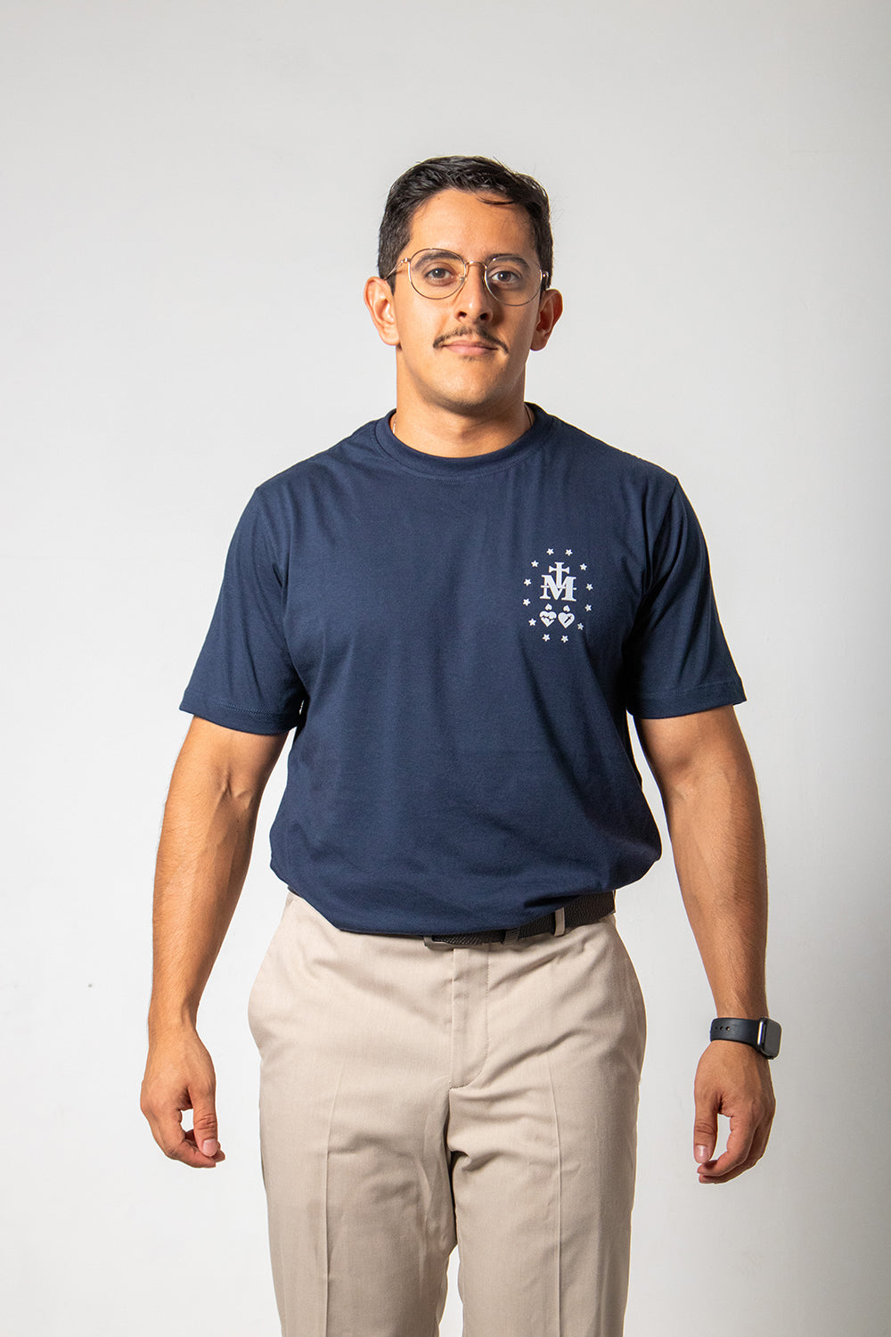 Camiseta Nossa Senhora da Graças - Azul Marinho ref 3245