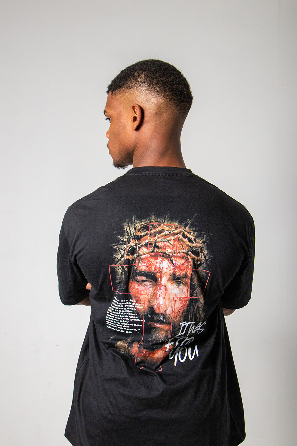 Camiseta Oversized Paixão de Cristo ref 249