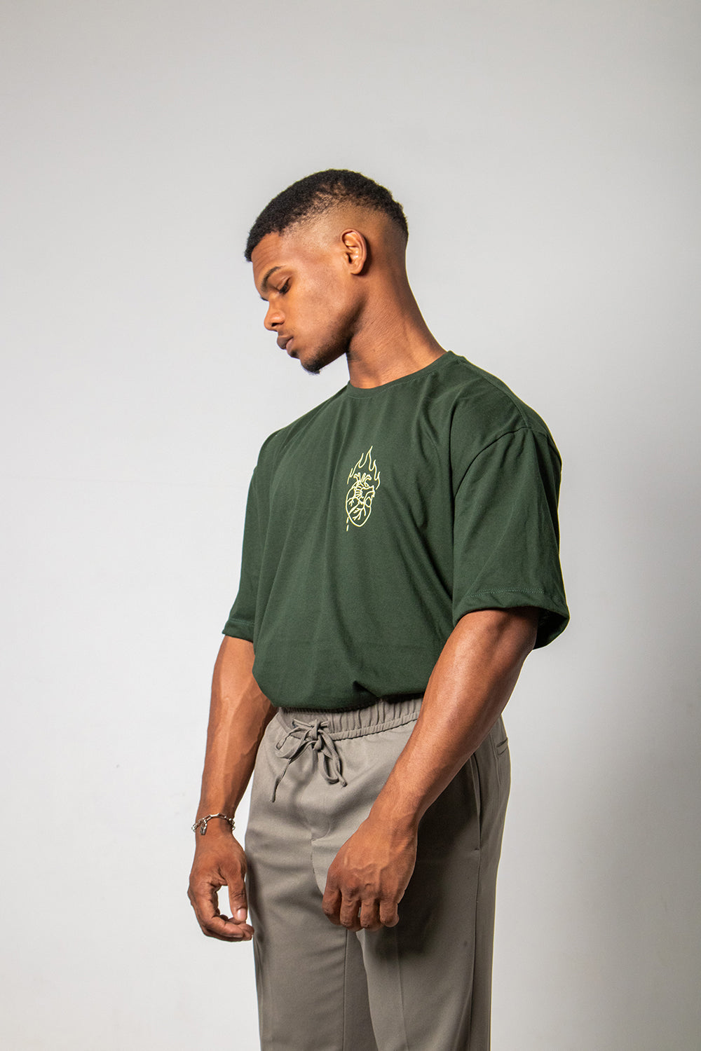 Camiseta Oversized Jesus que eu seja - ref 3235