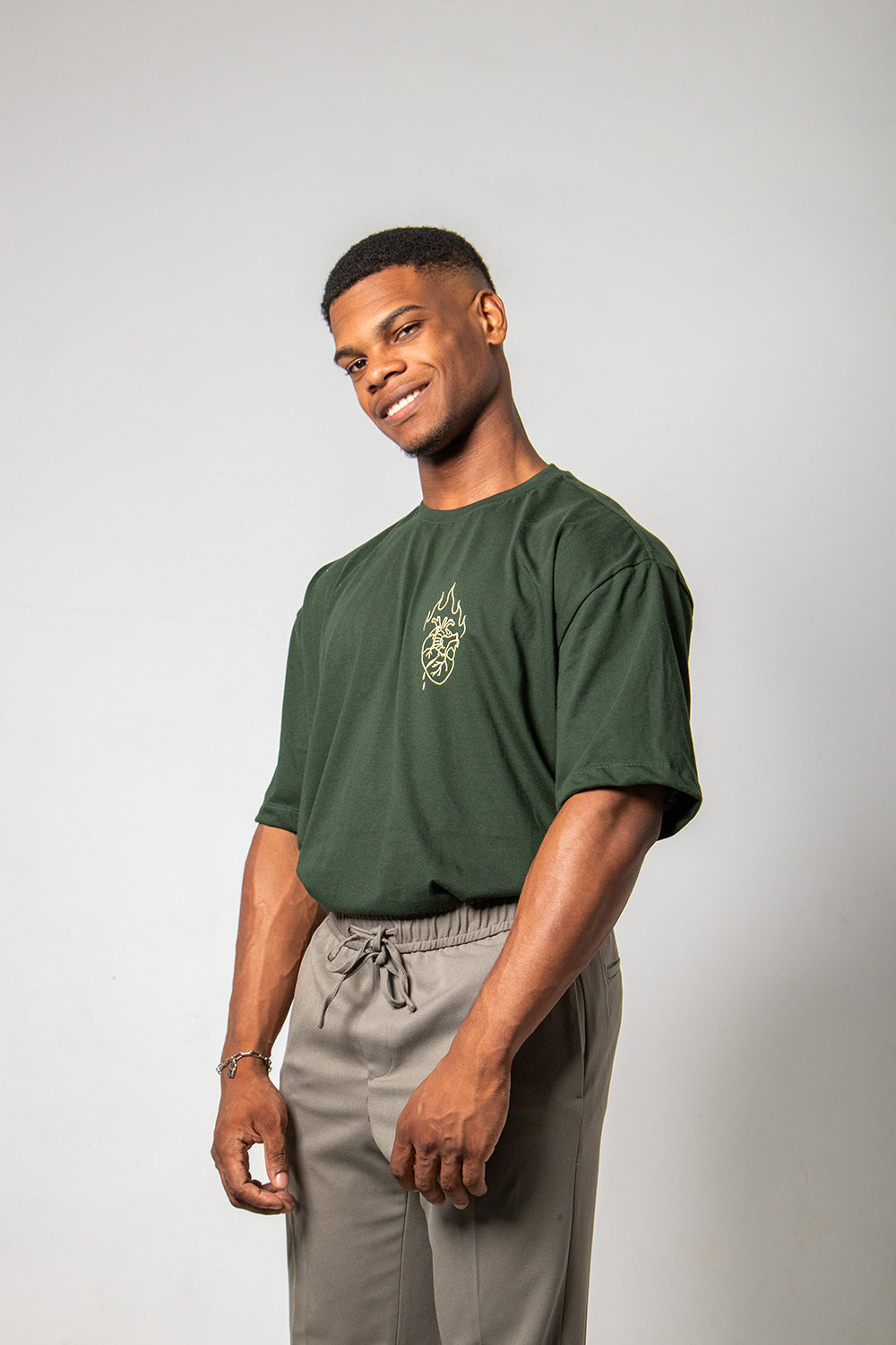 Camiseta Oversized Jesus que eu seja - ref 3235