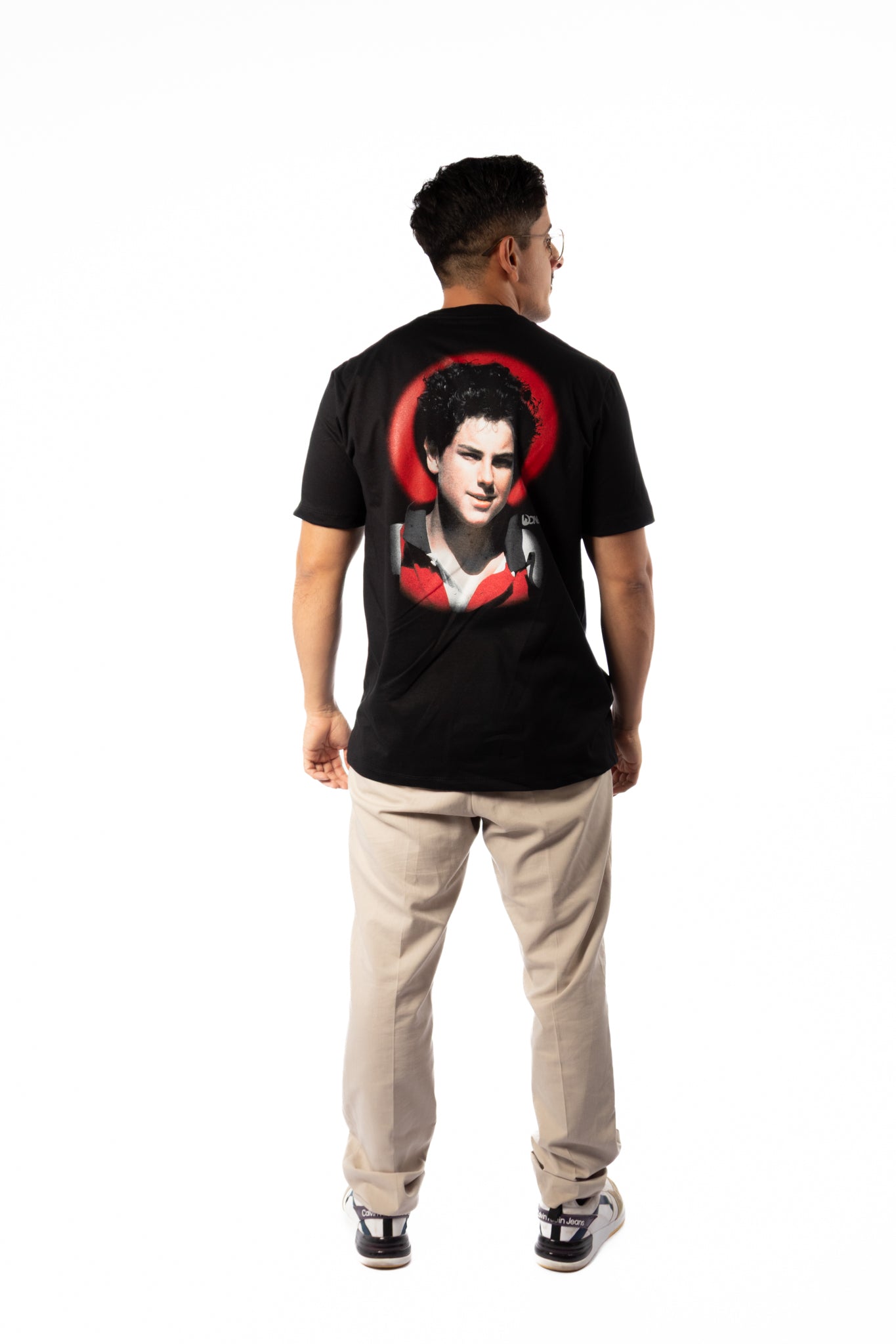 Camiseta São Carlo Acutis Foto - Preto ref 3254