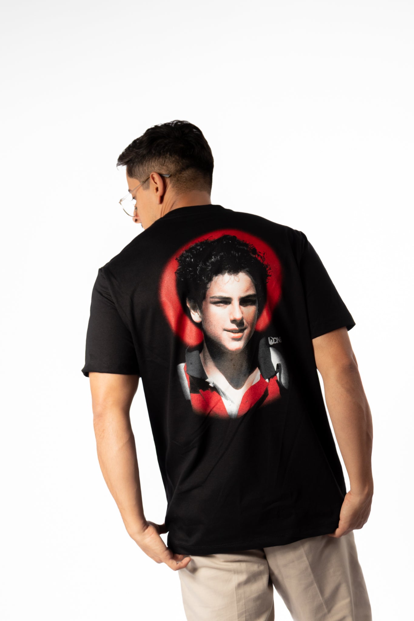 Camiseta São Carlo Acutis Foto - Preto ref 3254