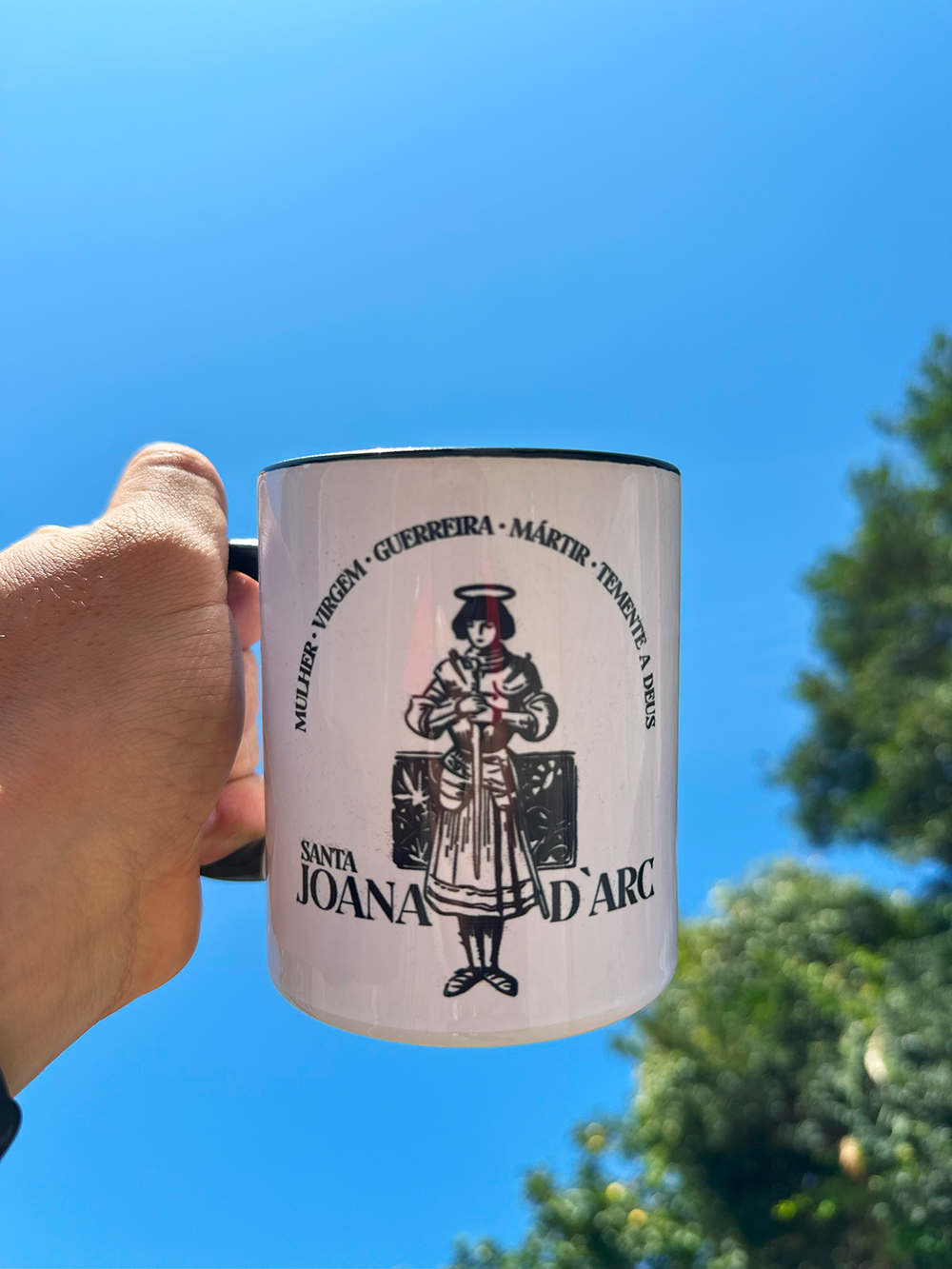 Caneca Santa Joana D'arc- 325ml