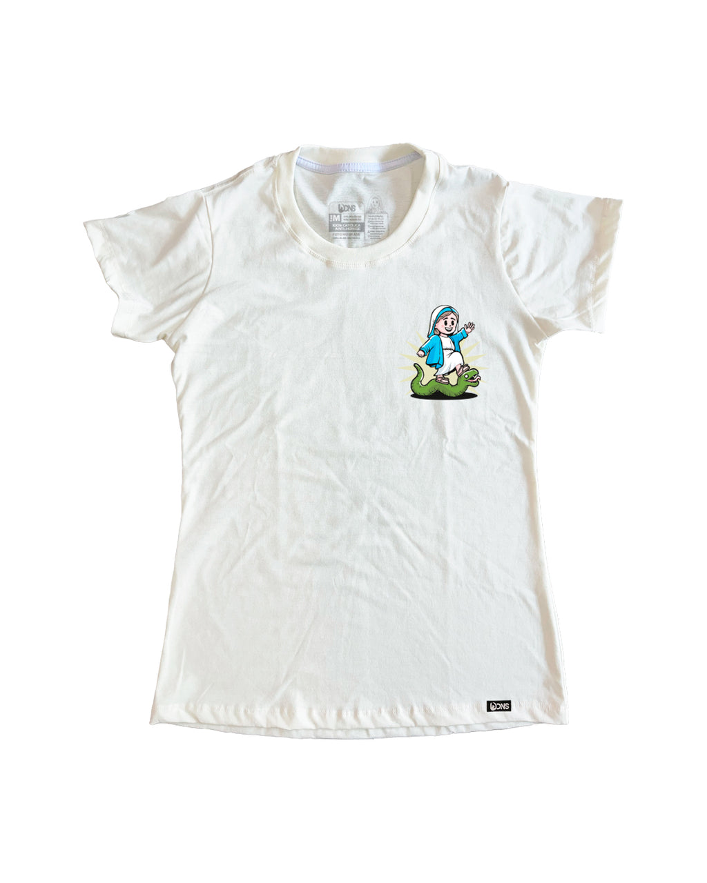 Baby Look Maria passa à frente Retrô - Off-White ref 3249