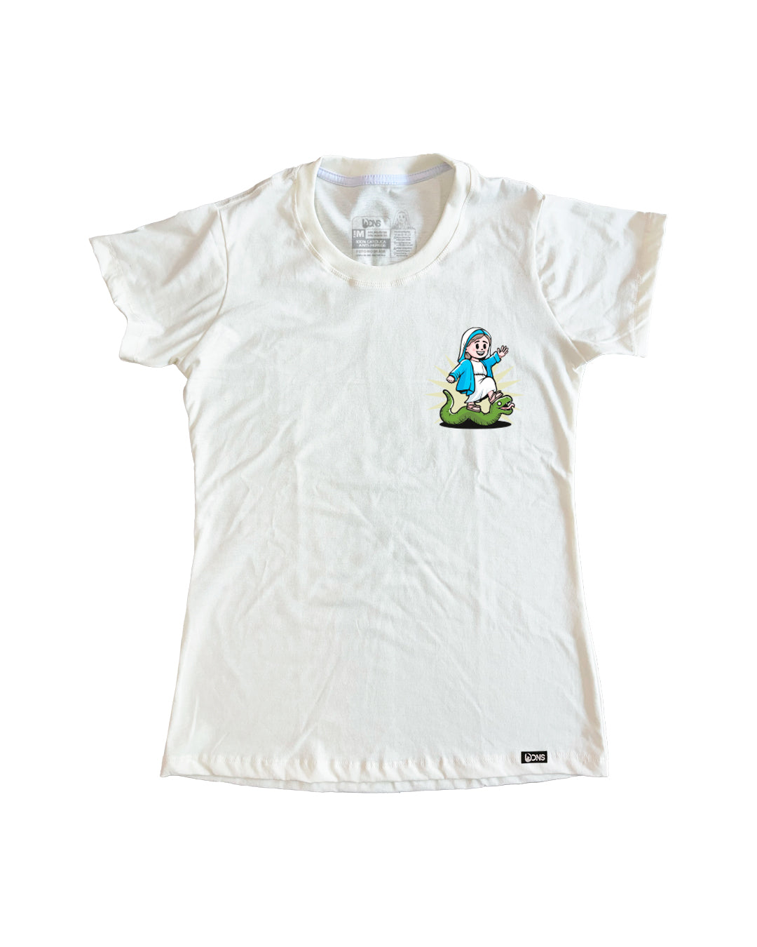 Baby Look Maria passa à frente Retrô - Off-White ref 3249