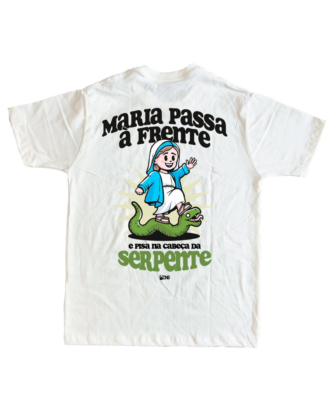 Camiseta Maria passa à frente Retrô - Off-White ref 3249