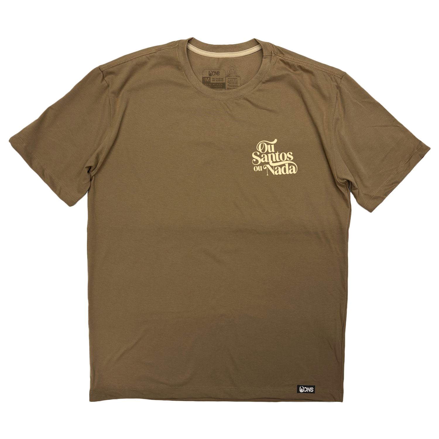 Camiseta Oversized Ou Santos ou Nada - Mocha ref 3201